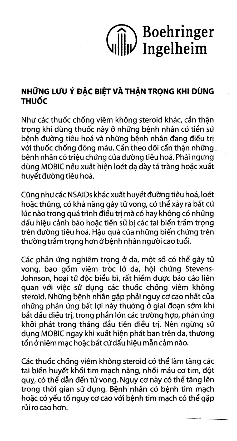 Mobic 15mg giảm đau, kháng viêm xương khớp